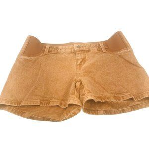 Isabel Maternity Ingrid/Isabel Women's Size 4 Side Panel Brown Carpenter Short